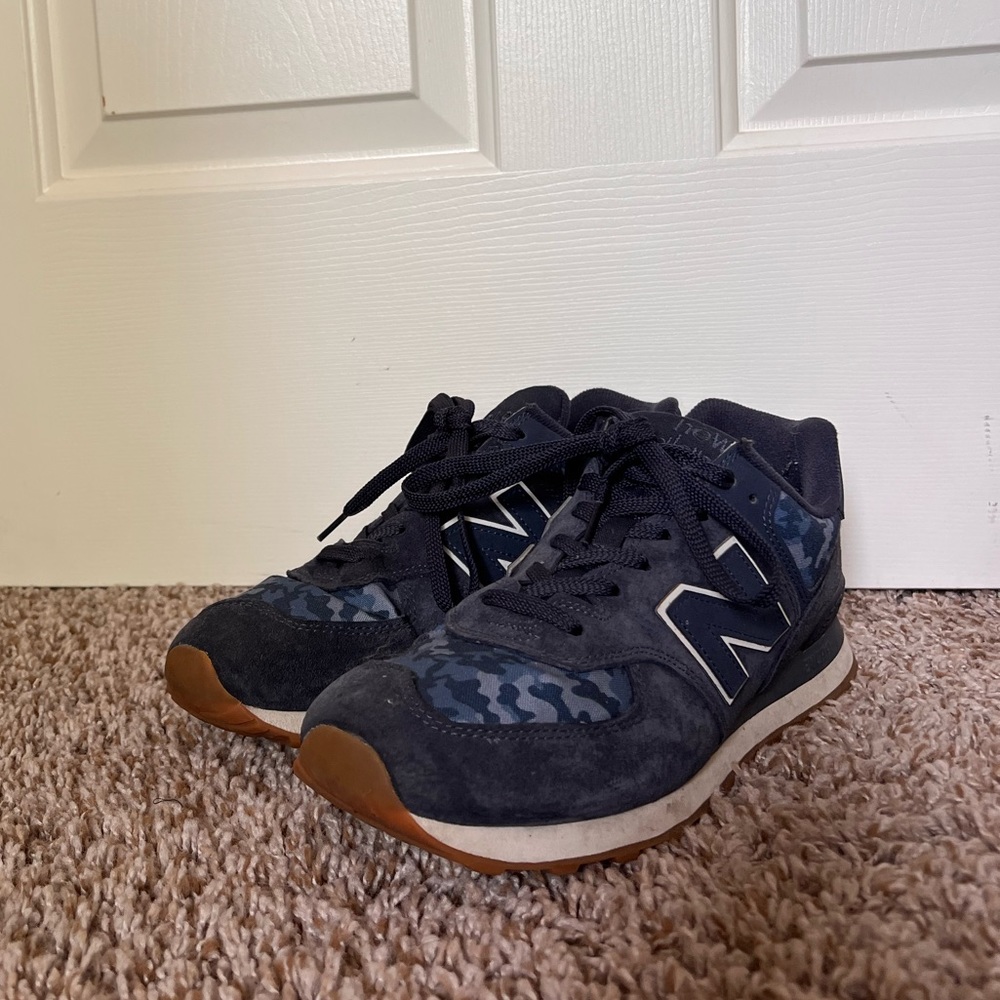 New Balance 574 Men Blue Camo